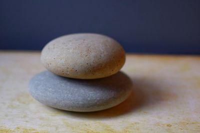 Close-up of bread on table