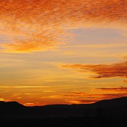 Scenic view of sky at sunset