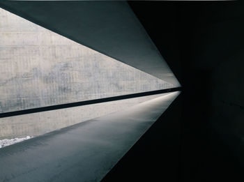 Reflection of built structure in water