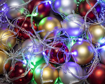 Close-up of christmas decoration