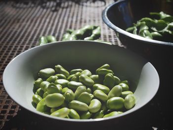 Close-up of vegetables in bowl