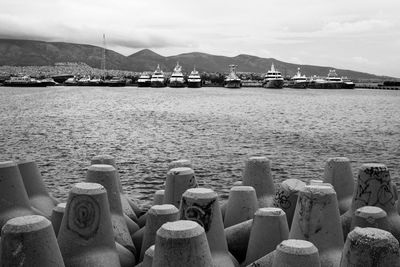 Panoramic view of sea against sky