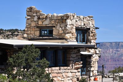 Lookout studio at the south rim of the grand canyon in arizona