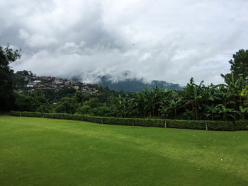 Scenic view of landscape against sky