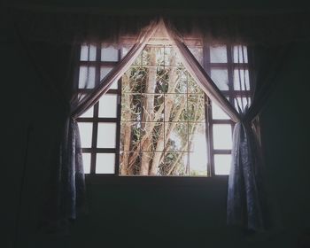 View of window at home