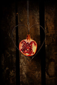 Close-up of red chili peppers