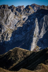 Scenic view of mountains