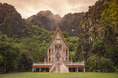 Temple against sky