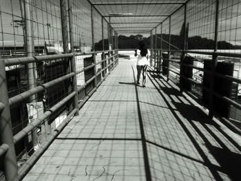 Full length of woman walking in city