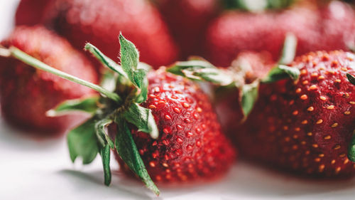 Close-up of strawberries