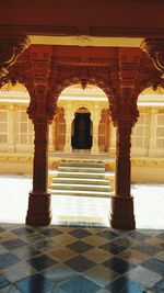 Entrance of historical building