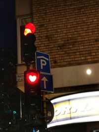 Illuminated road sign