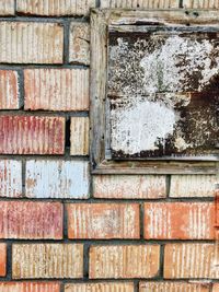 Full frame shot of weathered wall