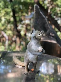 Stone of a squirrel 