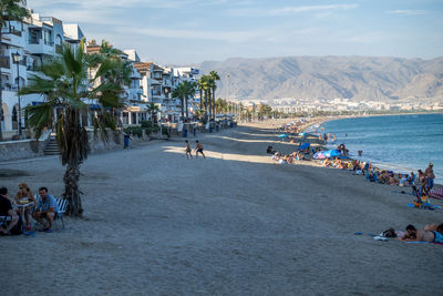 Group of people on beach