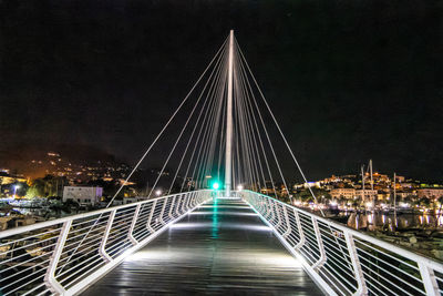 La spezia, italy, july 27, 2023. ponte thaon di revella night