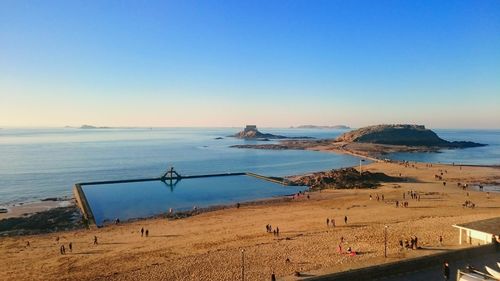 Scenic view of beach