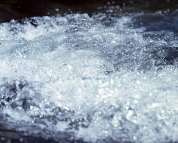 View of frozen water