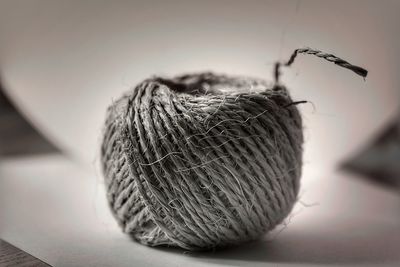 Close-up of heart shape on table