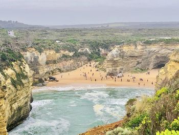 Scenic view of beach