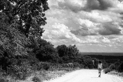 Road passing through landscape