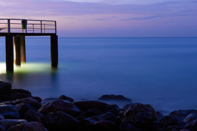 Bridge over the sea