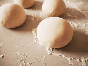 Close-up of cookies on table