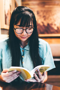 Young woman looking away