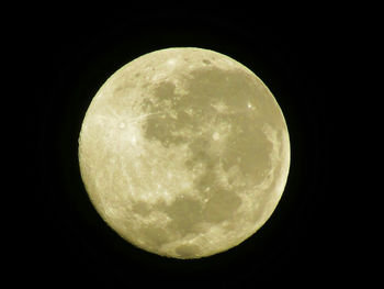 Low angle view of moon in sky