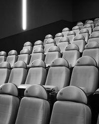 Empty seats in theater