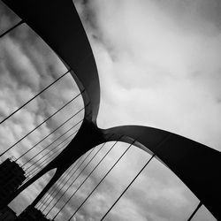 Low angle view of cloudy sky