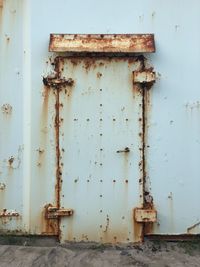 Old rusty door 