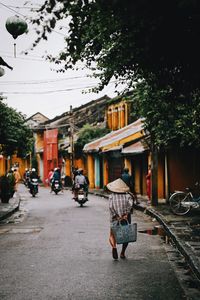 View of city street