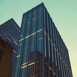 Low angle view of modern building