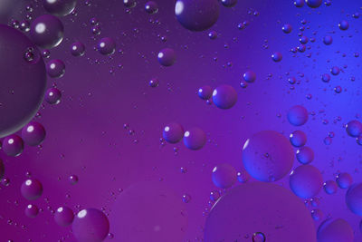 Full frame shot of bubbles