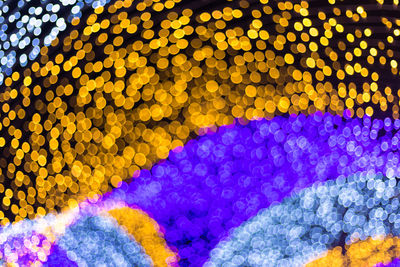 Full frame shot of multi colored lights