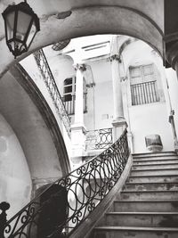 Low angle view of staircase