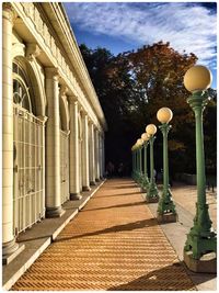 Walkway leading to building