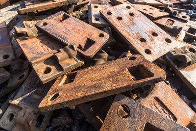 Close-up of rusty metal