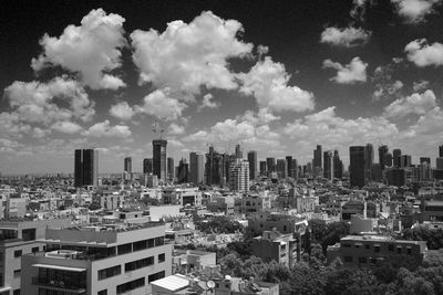 Cityscape against sky