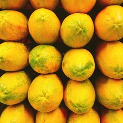 Full frame shot of fruits for sale at market stall