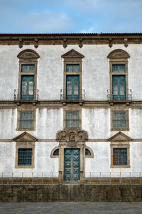 Low angle view of building against sky
