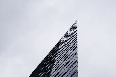 Low angle view of skyscrapers against sky