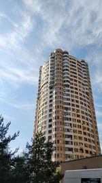 Low angle view of building against sky