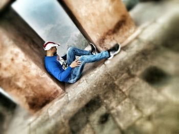 Man working