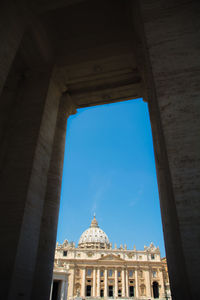 Low angle view of building against sky