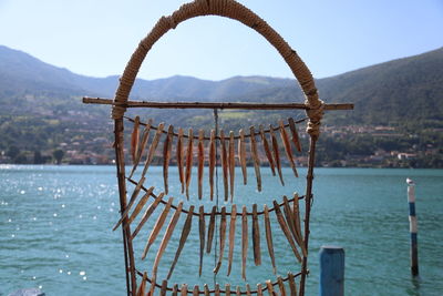 Built structure on land against clear sky