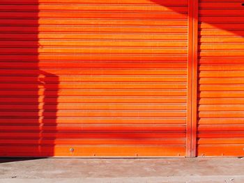 Multi colored wall of building