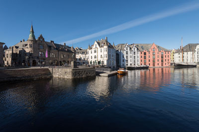 Buildings at waterfront