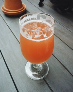 Close-up of drink on table